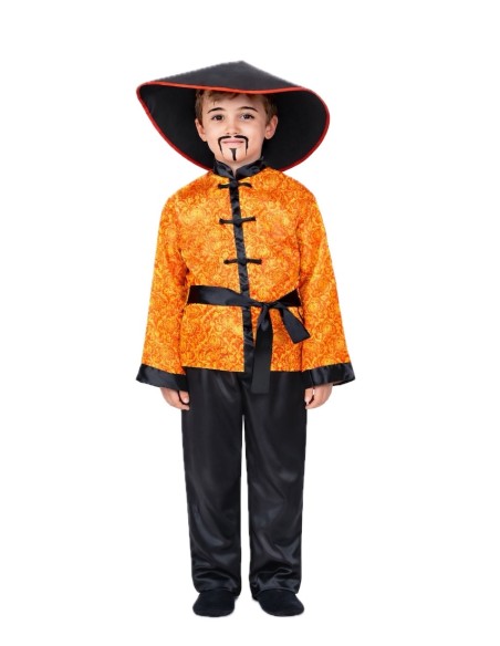 Déguisement de Chinois - de haute qualité, idéal pour le carnaval, les fêtes à thème et les événements spéciaux